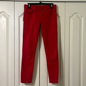 J. Crew Toothpick ankle jeans